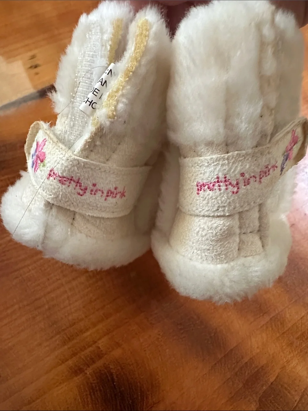 Kids Cream Faux Fur Booties NewBorn - Cozy Winter Shoes